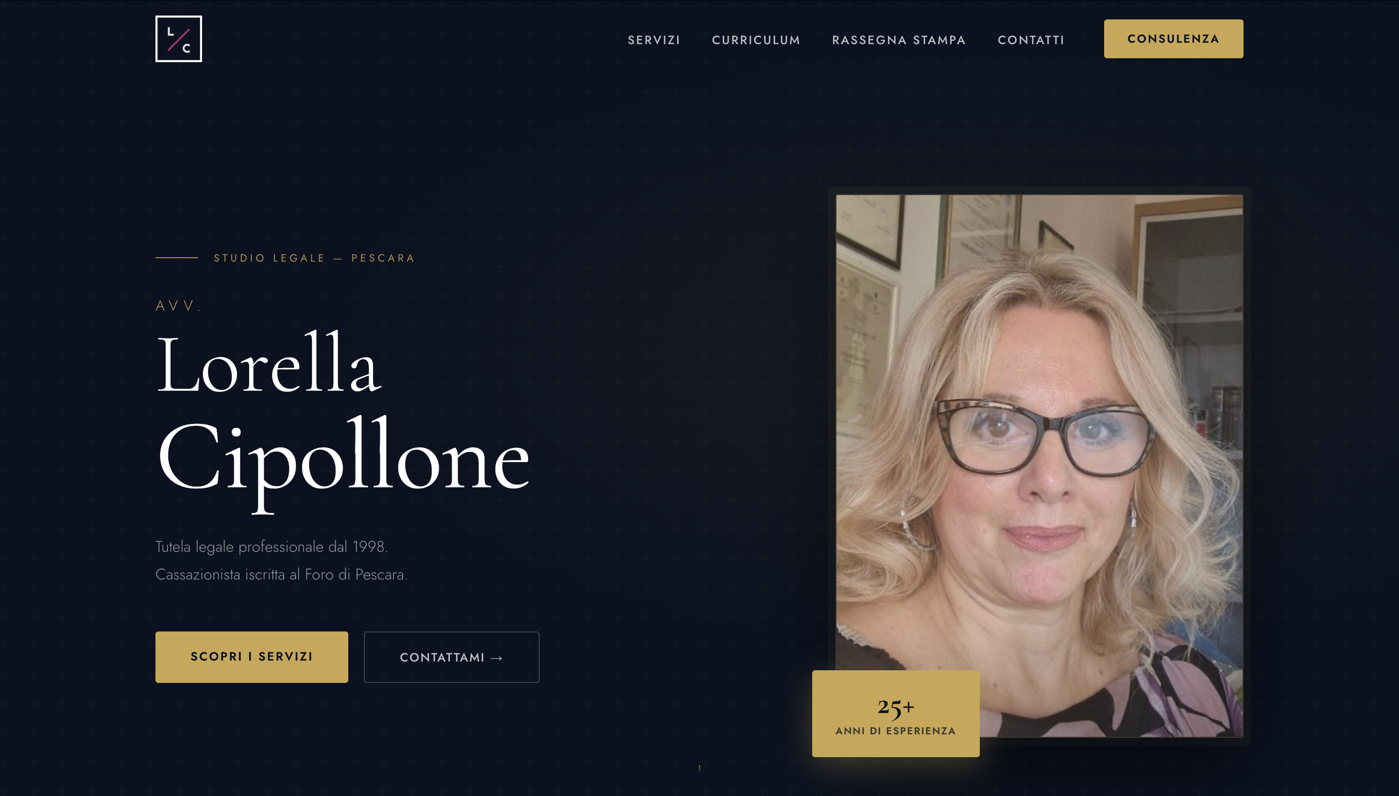Avv. Cipollone Lorella — sito studio legale realizzato da MasterTech Chieti